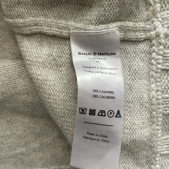 Banjo and Matilda cable sweater CASHMERE 50% OFF - Picture 6 of 13